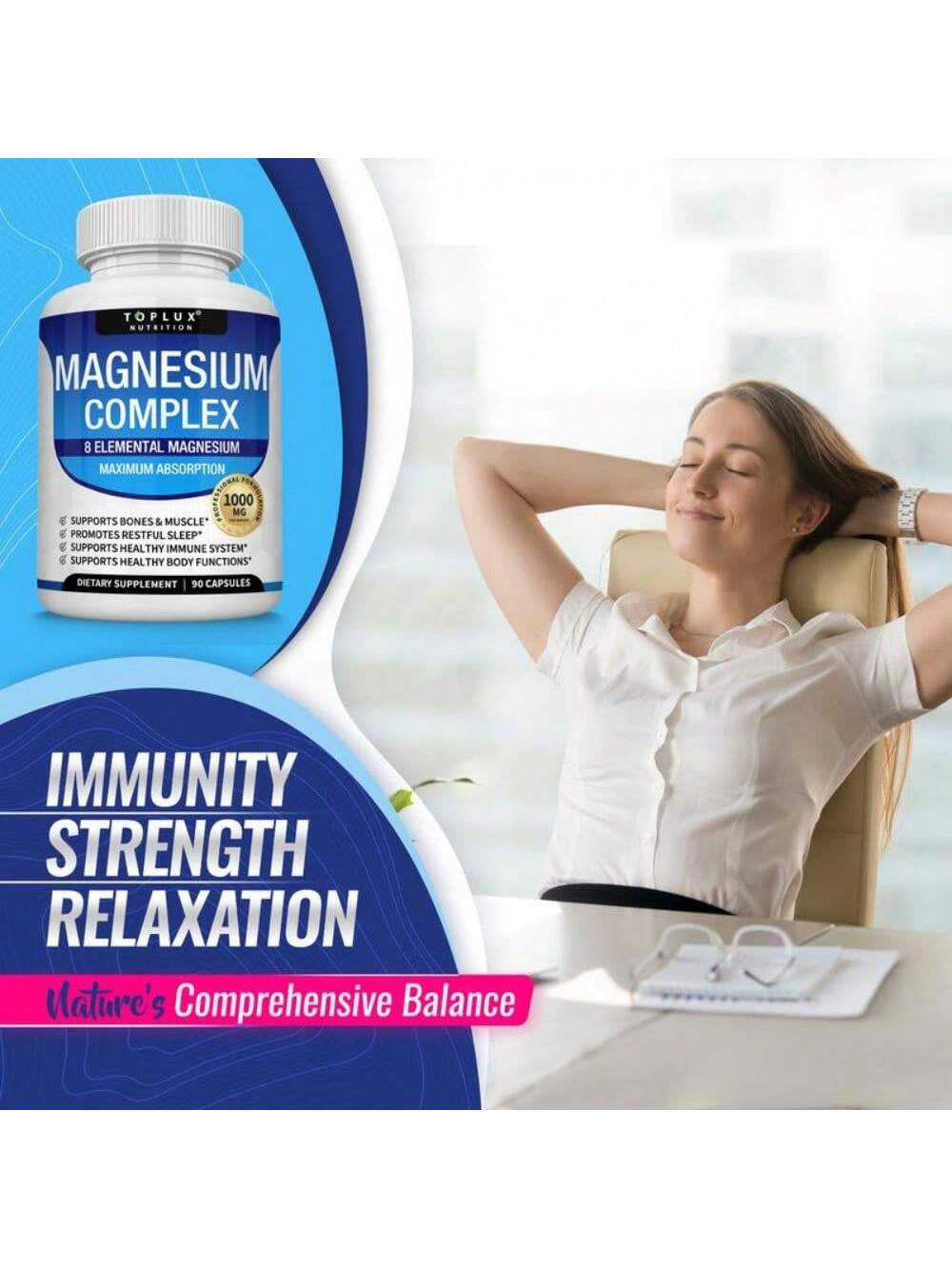 Magnesium Complex 8 Essential Magnesium Supplement Fitness Edible