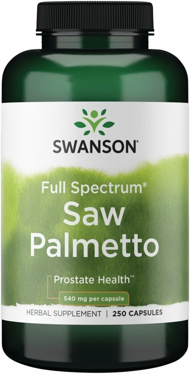 Saw Palmetto - Herbal Supplement Promoting Male Prostate Health Support - Natural Hair Supplement & Urinary Health Support (540 Mg 250 Capsules)