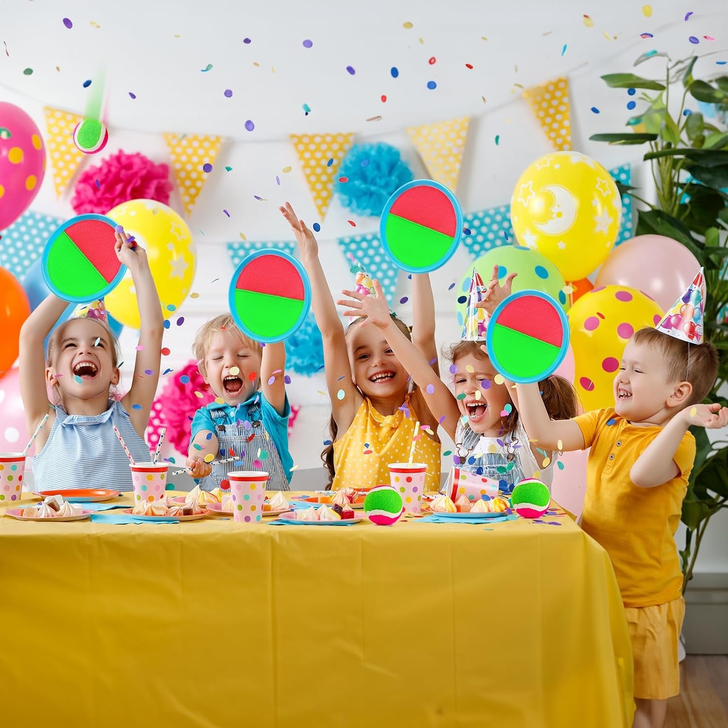 Toss and Catch Ball Game Outdoor Toys for Kids Yard Games Beach Toys outside Games for 3 4 5 6 7 8 9 10 Year Old Boys Girls (Upgraded)