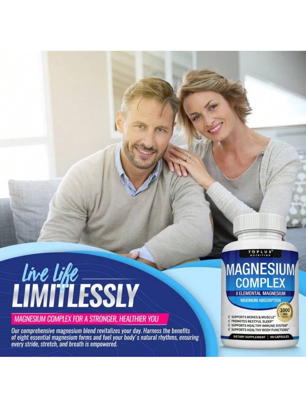 Magnesium Complex 8 Essential Magnesium Supplement Fitness Edible