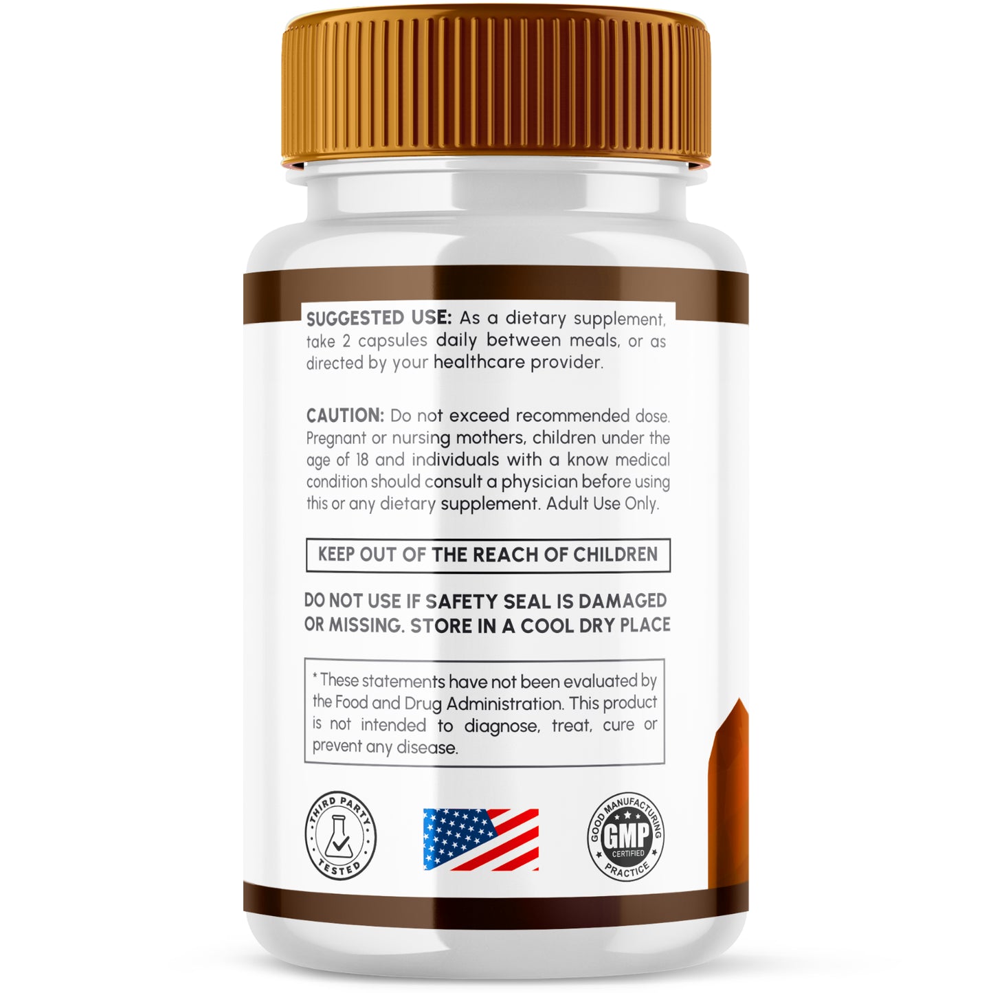 Slimbrew Advanced Formula Max Strength Health & Fitness Supplement 120 Capsules