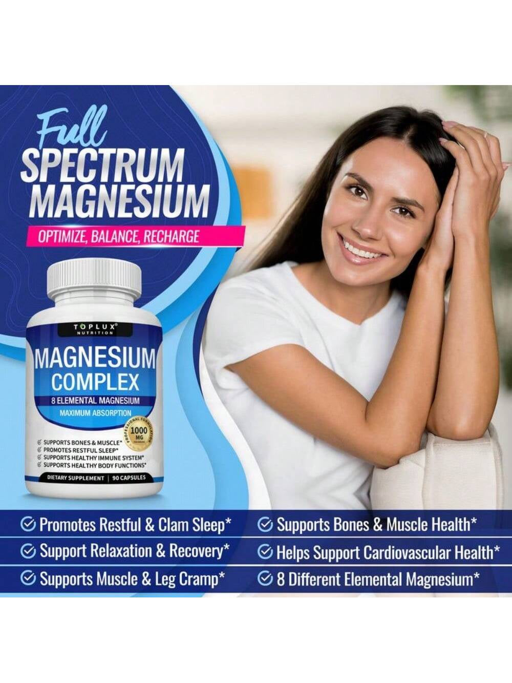 Magnesium Complex 8 Essential Magnesium Supplement Fitness Edible