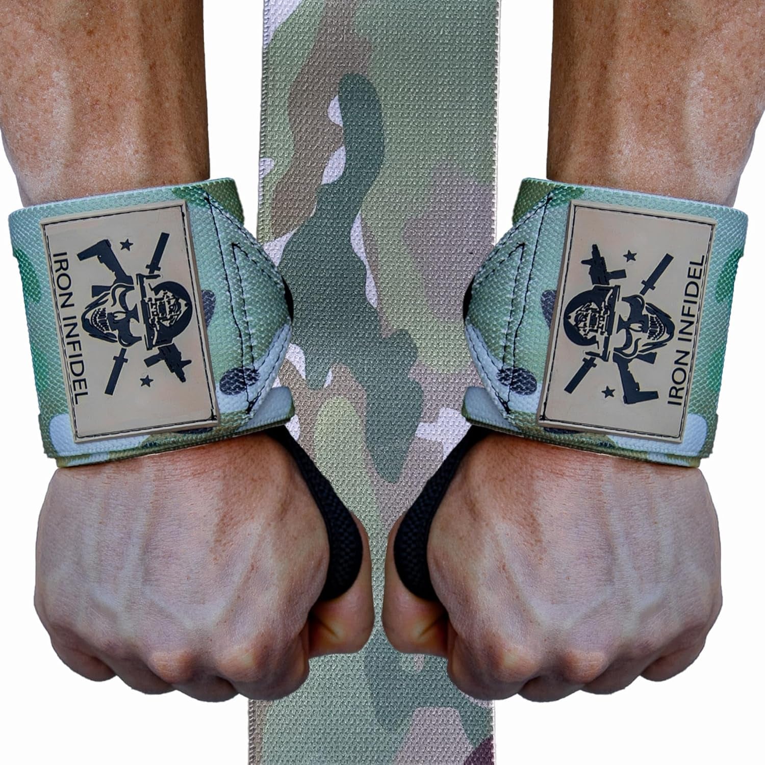 Wrist Wraps for Weightlifting - 18" and 24" Heavy Duty Support for Working Out, Gym Accessories for Men - Use for Lifting, Crossfit, Fitness, Exercise, Bench Press, Powerlifting