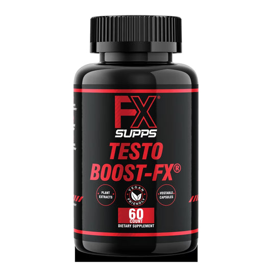 Testo Boost-Fx, Extra Strength Testosterone Booster for Muscle Growth, 60 Capsules