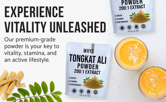 Tongkat Ali Powder, Longjack Extract, Boost Workout Performance, Dietary Supplement 113G